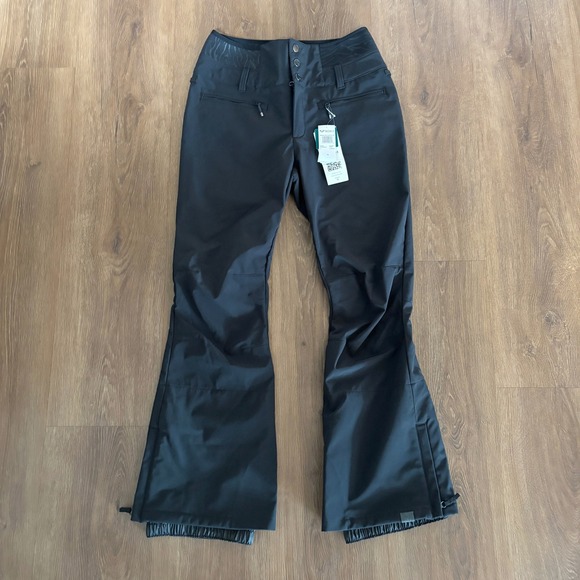Roxy Rising High Womens XL Short Black Snow Ski Snowboard Pants NWT $199.95 - Picture 1 of 6